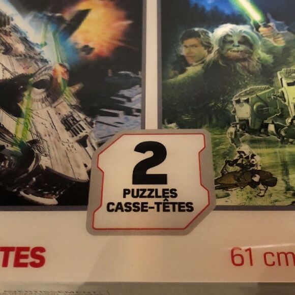 New Star Wars puzzles 500pc each. Prime lenticular puzzle - Picture 5 of 8